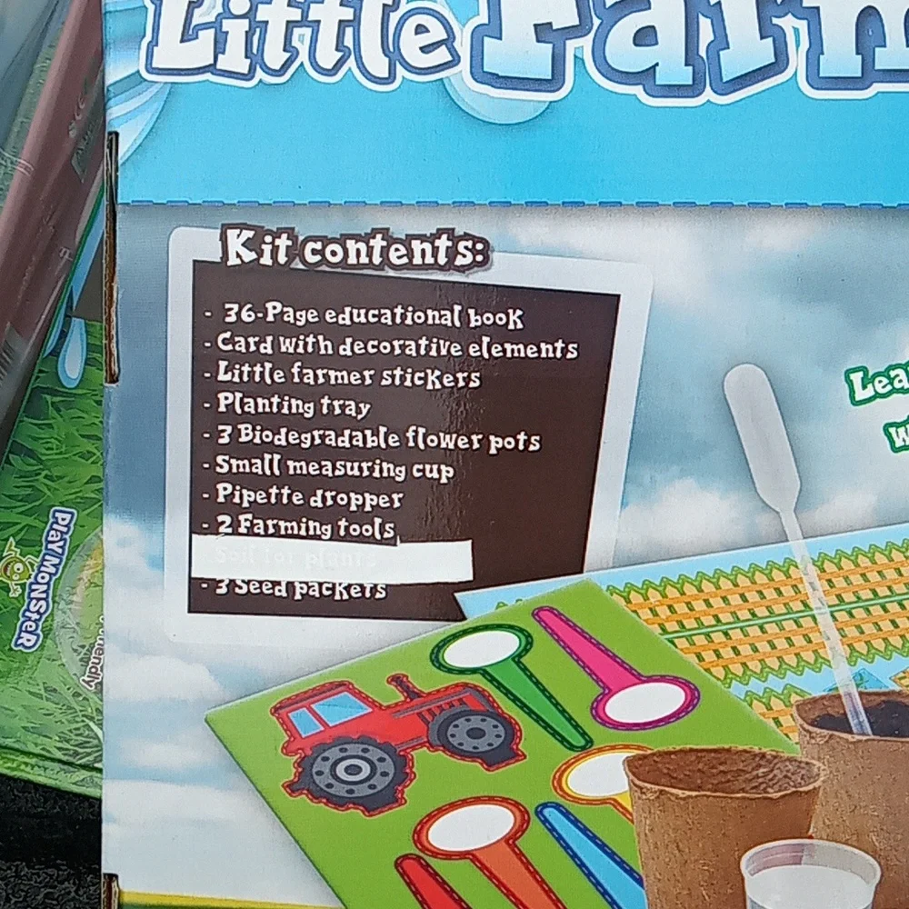 Little farmer science kit, learn the science of farming STEAM